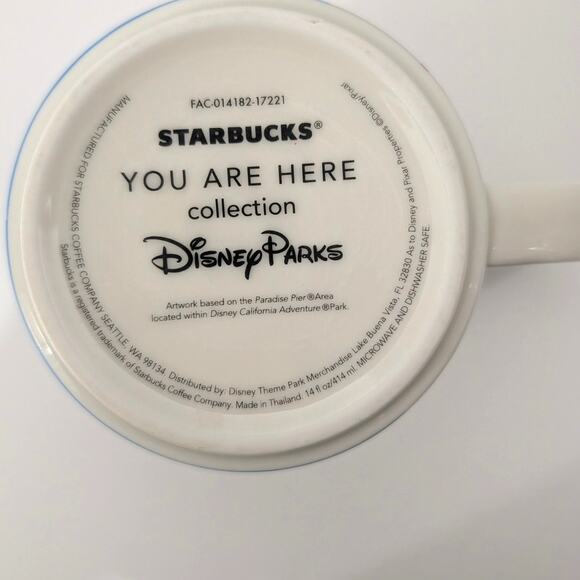 Starbucks Disney California Adventure You Are Here Series Mug 14oz Disneyland - Picture 9 of 11